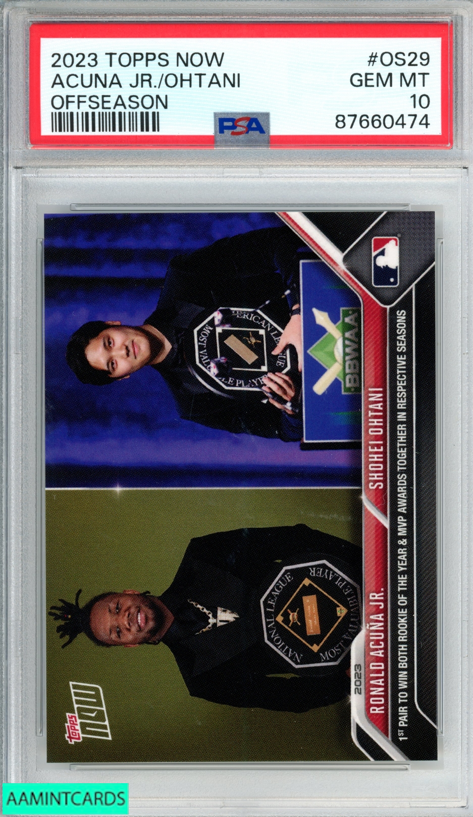 Ronald Acuna Jr 2018 Topps Heritage Autographed Rookie RC